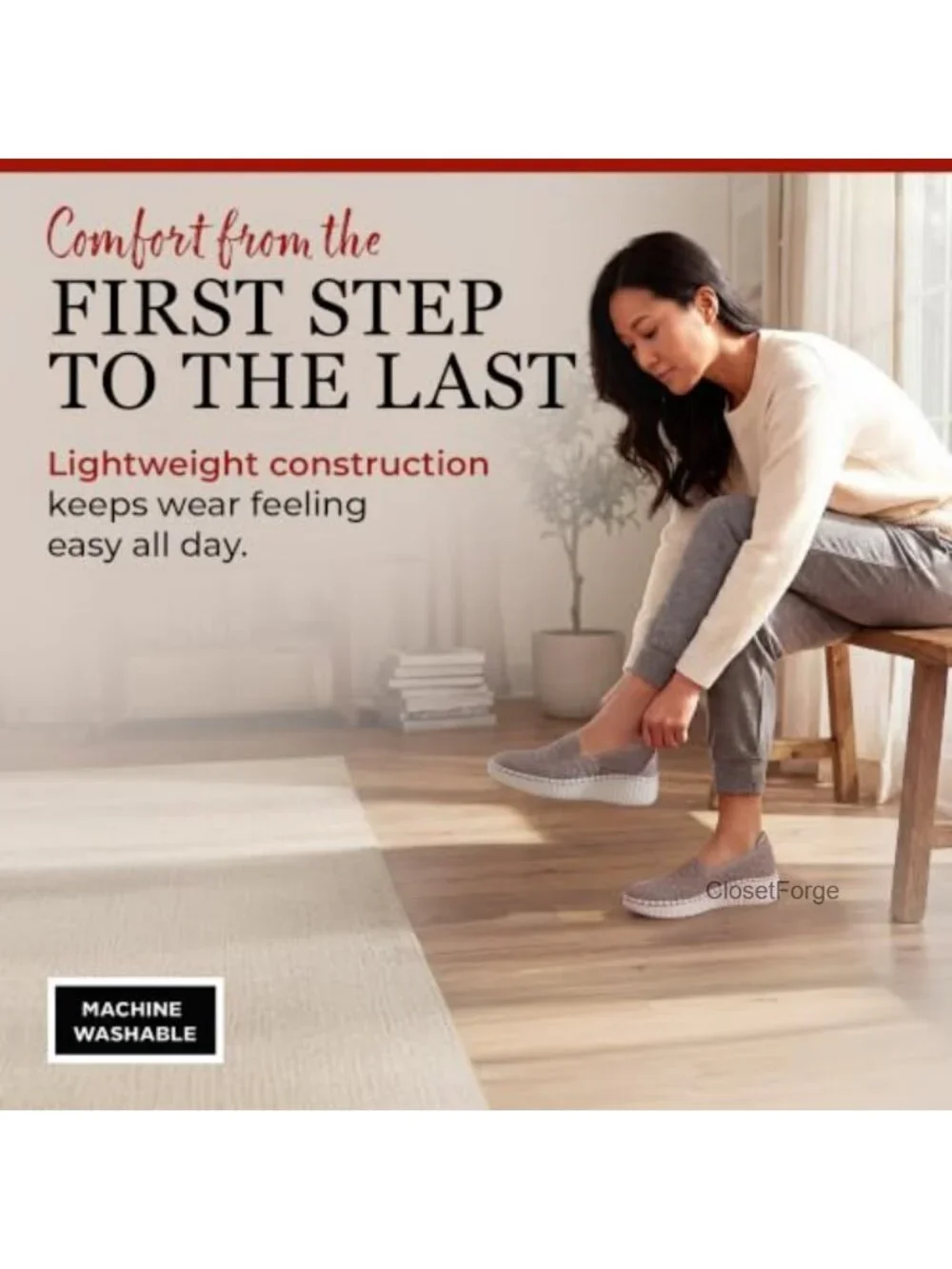 Slip On Fashion Sneakers with Air-Cooled Memory Foam